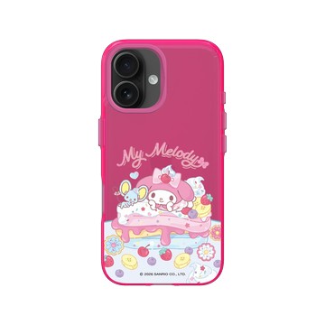iPhone 16 Clear 粉漾桃 - 三麗鷗-美樂蒂 My Melody - 甜點時刻