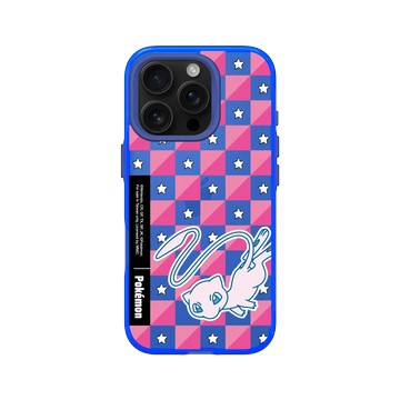 iPhone 16 Pro Clear 激光藍 - 寶可夢 Pokemon - 多彩系列-夢幻格紋