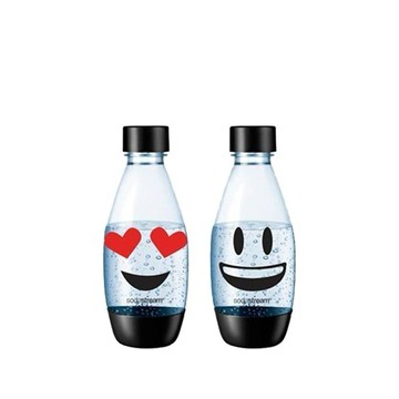 【Sodastream】專用水滴造型500ML寶特瓶 Emoji款【二入組｜台灣公司貨】