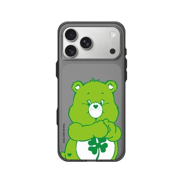 iPhone 17 Pro Max Clear (相機按鈕) 酷墨灰 - Care Bears - Good Luck Bear