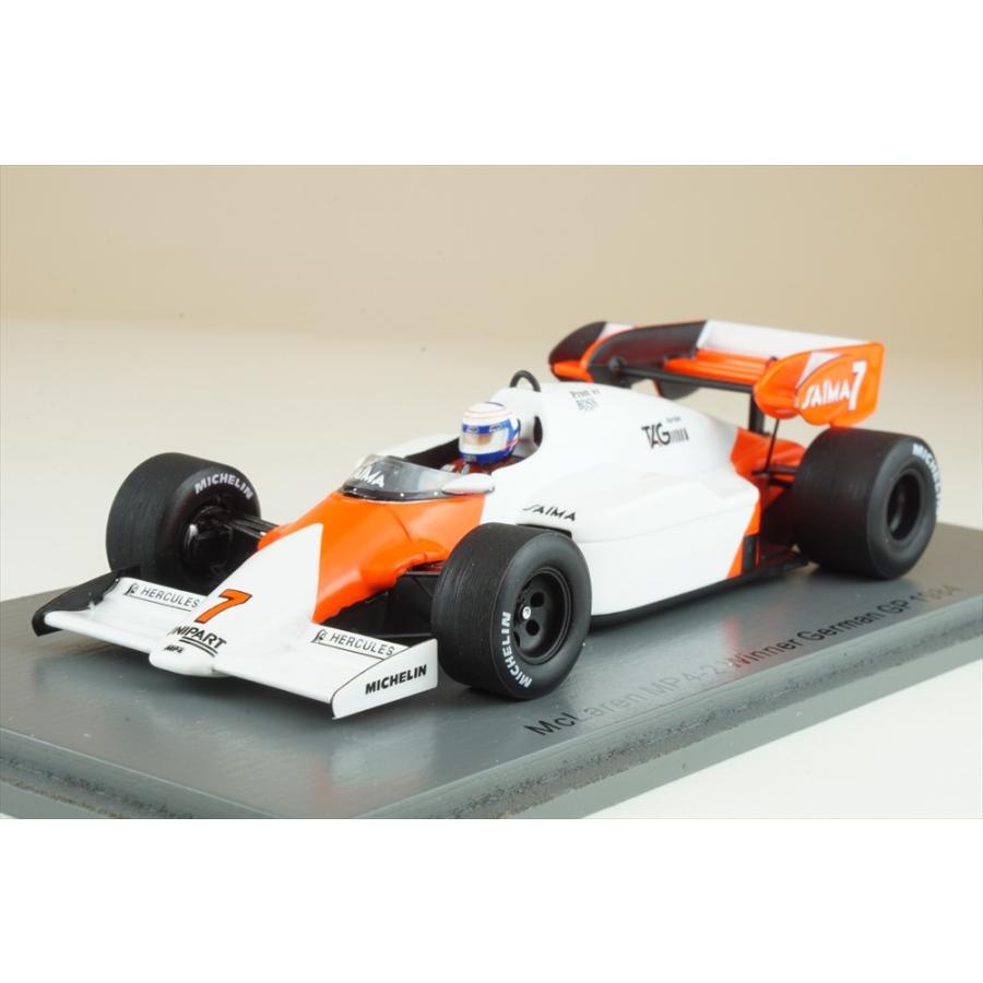 スパーク 1/43 マクラーレン MP4-2 No.7 1984 F1 ドイツGP ウイナー A 