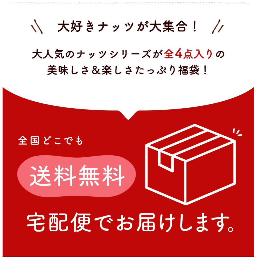 ミックスナッツ 福袋 商品合計4点入り