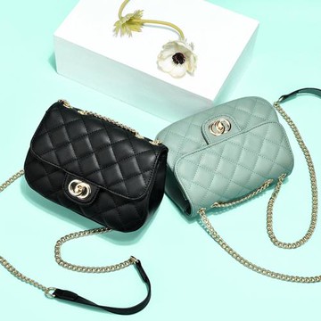 軟包包女單肩斜挎包包2025春夏小包百搭菱格鏈條單肩輕便時尚