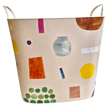 stacksto X Mogu Takahashi 聯名收納籃 33.5 x 33.5 x 29.2cm  剪與貼  1個