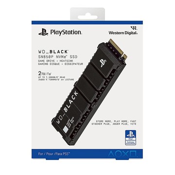 威騰 黑標 PS5 遊戲主機專用 SN850P 2TB NVMe SSD Pcle M.2 2280 固態硬碟 台灣保固