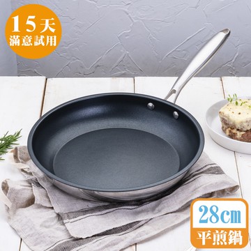 [鍋寶]Diamond系列鋼鑽不沾平煎鍋28cm