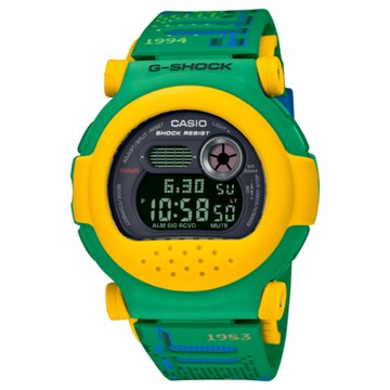 CASIO卡西歐 G-SHOCK 藍芽連線雙顯錶(G-B001RG-3)