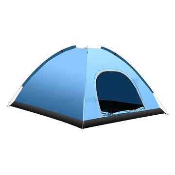 便攜式折疊露營帳篷 1-2人 單開門  藍色  1個