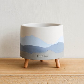 初泥 true nii | 長腳的水泥盆(L) -雲海山嵐