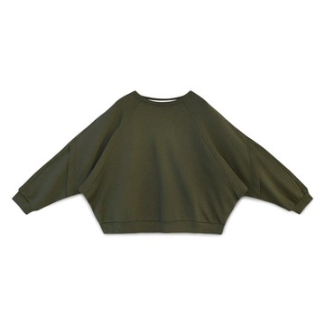 【Simply Yours】拼接蝙蝠袖上衣 綠F