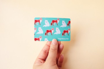 狐狸 北極狐 交通卡貼 悠遊卡 八達通卡