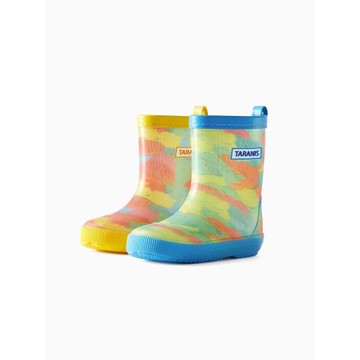 泰蘭尼斯荷說系列兒童雨鞋雨靴一體成型輕盈男童防水鞋女童踩水鞋