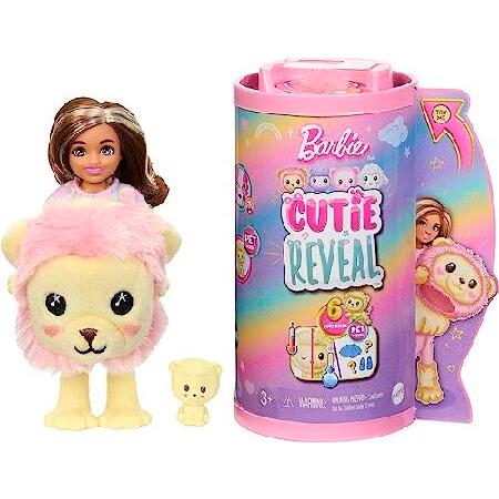 Barbie Cutie Reveal Chelsea Doll ＆ Accessories Lion Plush Costume