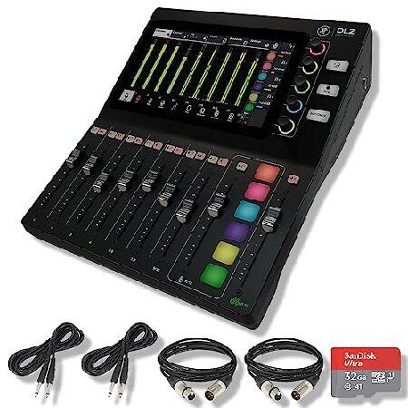 Mackie DLZ Creator Adaptive Digital Mixer for Podcasting, Streaming and with XLR ＆ Instrument Cables, 32GB microSD Card and StreamEye Polishi