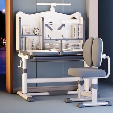 兒童學習桌小學生家用寫字書桌小孩寫作業專用桌子可升降桌椅套拉車