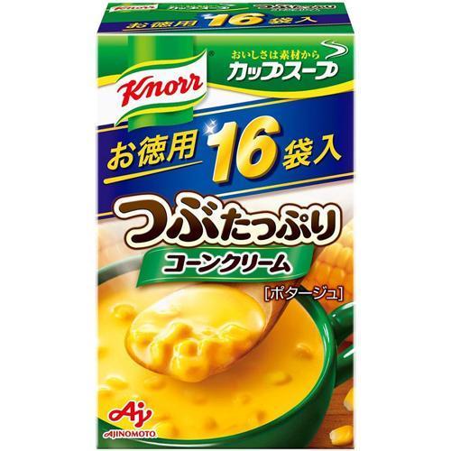 クノール カップスープ つぶたっぷりコーンクリーム 16袋入  クノール