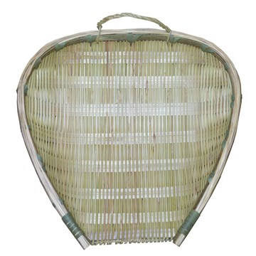 竹簍 竹編簸箕筲箕竹籃竹篩農家手工青蔑竹筐廚房洗菜瀝水晾曬裝飾【MJ194596】