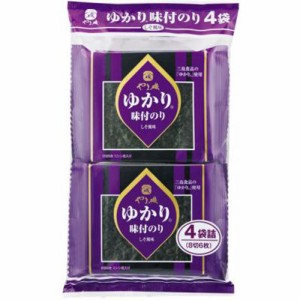 やま磯 ゆかり味のり ４袋Ｒ   ×40