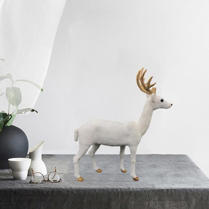 シミュレーション鹿トナカイヘラジカ置物彫像オフィス休日の装飾