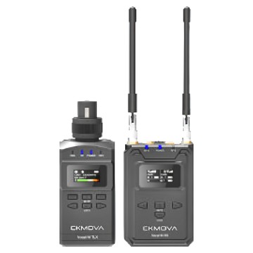 CKMOVA VOCAL M V3 UHF雙通道無線麥克風系統 專業收音設備 內建獨立錄音功能  TLX + RX  1個