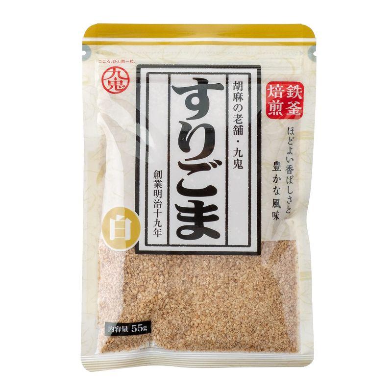 九鬼産業 九鬼 すりごま白 55g ×10袋