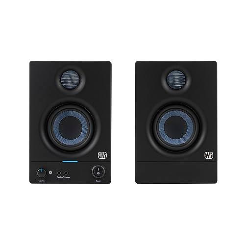 PreSonus Eris E5 BT-5.25" Near Field Studio Monitors with Bluetooth, 100W Power, Subwoofer Output, Plus Balanced and Unbalanced Inputs