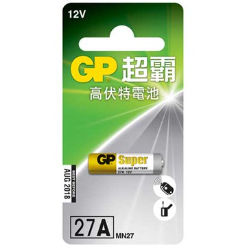 GP 超霸 高伏特電池 27A 1入