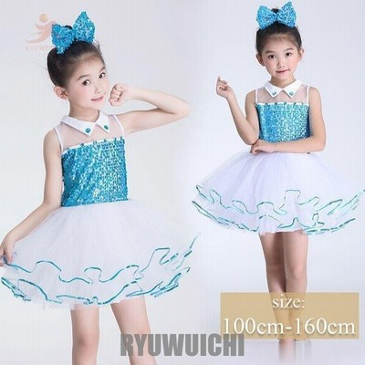 ステージ衣装 キッズ ダンス衣装 ワンピース チュール スパンコール 女の子 子供 キッズダンス衣装 チュールワンピース ダンス セットアップ 発表会 練習着 通販 Lineポイント最大get Lineショッピング