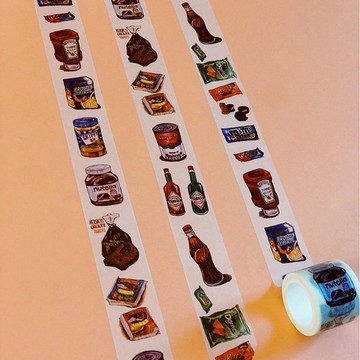 玩食插畫工作室｜超市紙膠帶