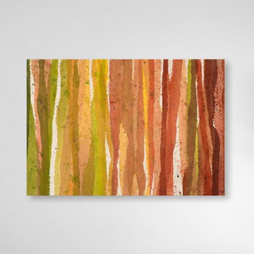 藝術 植物 自然 室內 壁面裝飾 橙色 黃色