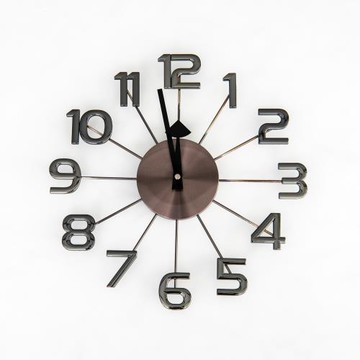 dayneeds 幾何造型[摩登風放射線]壁掛式時鐘