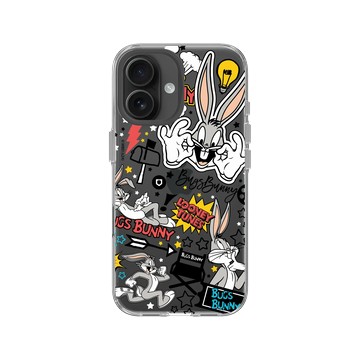 iPhone 16 Clear Case（相機按鈕） 透明 - 樂一通 Looney Tunes - 搗蛋系列-兔巴哥