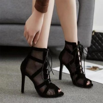 魚嘴超高跟高跟鞋女women high heel shoes big size 43 sandals