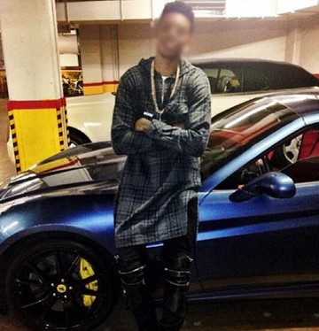 搖滾 韓國 GD牛仔 拉鍊 暗黑 潮流 破褲　大破壞牛仔　SLP GD破壞 設計牛仔