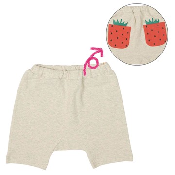 akachan honpo - 5分褲-趣味口袋-象牙白色