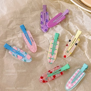 【MU Atelier 現貨】兒童髮夾 兒童髮飾 女童髮飾 可愛髮夾 側邊髮夾Bb夾 寶寶髮夾 汗毛夾 胎毛夾 瀏海髮夾