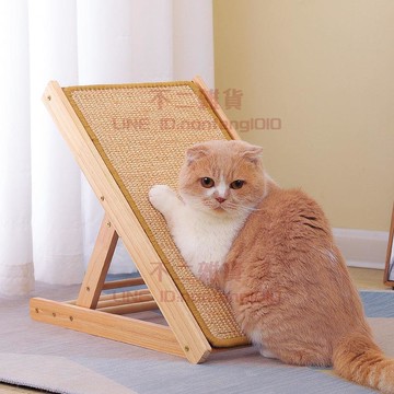 貓抓板 劍麻耐磨不掉屑抓不爛三角可折疊立式沙發墻角貓咪磨爪用品【不二雜貨】