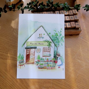 夢想小屋no.5 - 園藝小屋 明信片