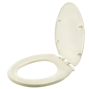 Advans 加長型通用馬桶蓋 聚丙烯材質  長47 x 寬36.5 x 厚5cm  牙色  1個