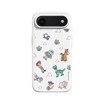 iPhone Air SolidX 白 - 迪士尼-玩具總動員 Toy Story - 玩具總動員 - 角色集合與雲朵