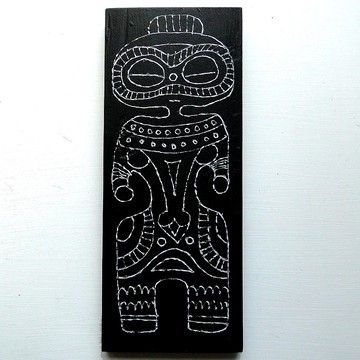 燒木藝高大底紋器泥人原畫繪畫木雜貨木工模擬插畫