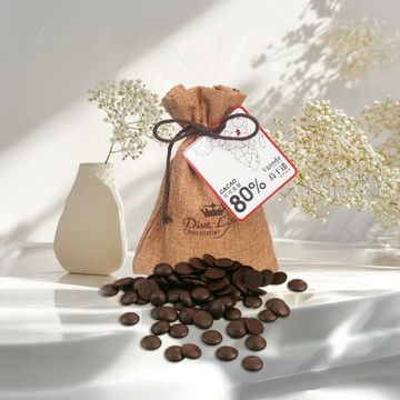 烏干達80%黑巧克力鈕扣