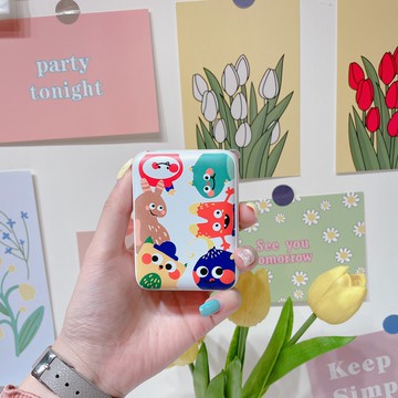 奇妙彩色怪獸家族  迷你口袋快充行動電源 PD+QC3.0 大容量10000mAh 移動電源 行動充 充電器 充電寶