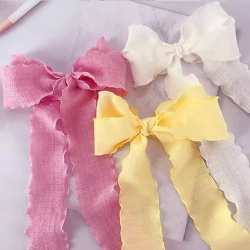 野事選物 ◆ 台灣現貨 ◆ 4cm抽皺亞麻紋緞帶(10碼) 禮物包裝 禮品緞帶 雪紗緞帶 花束包裝 花藝緞帶