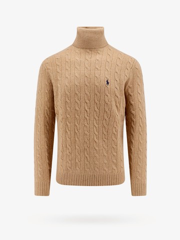 Wool and cashmere sweater with frontal logo - POLO RALPH LAUREN - gender_Man