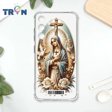 TRON 三星 S24 PLUS 聖母簡約風 四角防摔載具殼 軟殼 手機殼