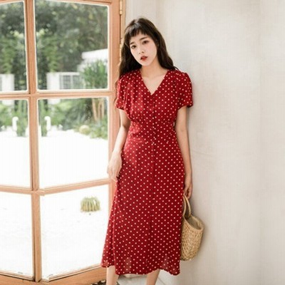 レトロ ドット ワンピースの通販 1 194件の検索結果 Lineショッピング