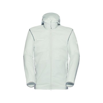 MAMMUT GRANITE SO Hooded Jacket AF 防潑水軟殼連帽外套 鼠尾草銀綠 男款 #1011-00323