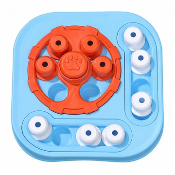 狗玩具 【設彩】狗狗益智玩具 耐咬餵食器 藏食漏食碗 慢食狗碗（光滑耐咬 不易磨損 吸附牢固）
