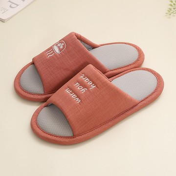 【維諾妮卡】回彈減壓 石墨烯緩壓家居拖鞋-粉